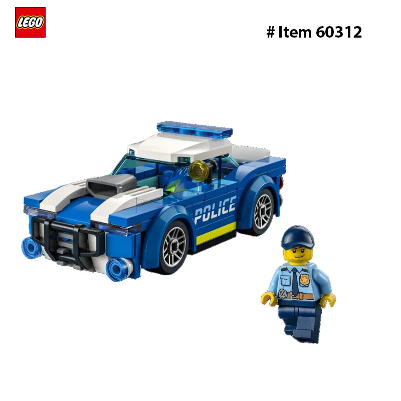 LEGO 60312 – Voiture de Police City | Avec Figurine d’Officier | Jouet Construction 5+