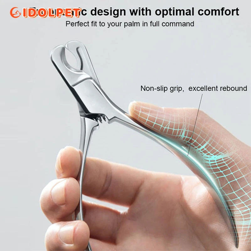 Coupe-griffes professionnel en inox pour chien et chat