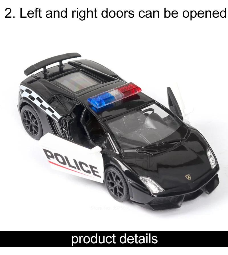 Modèle de Voiture 1:36 en Alliage – Portes Ouvrantes & Fonction Traction