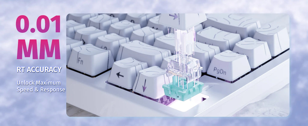 ATTACK SHARK X68 HE – Clavier Gaming Magnétique 60% Ultra-Rapide 8K