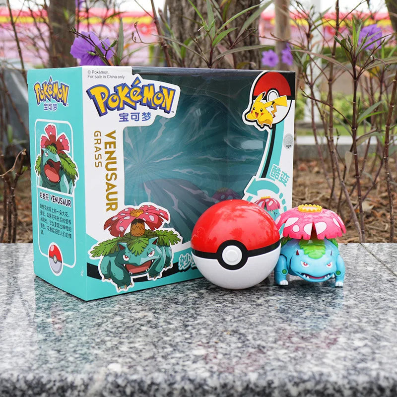 Pokémon – Figurines avec Poké Ball (Plusieurs Modèles – 18 cm)