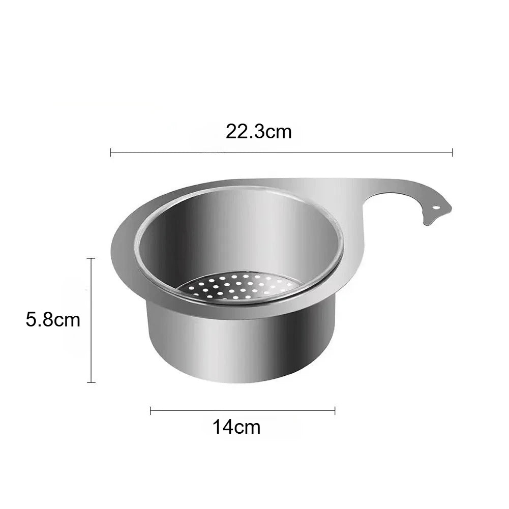 Crépine d’Évier en Forme de Cygne – Acier Inoxydable Anti-Colmatage