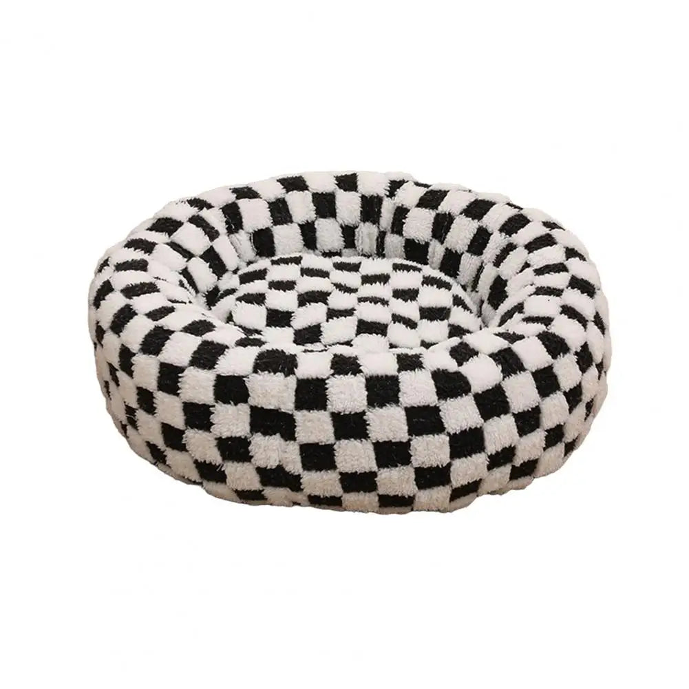 Panier donut apaisant antidérapant pour chien et chat