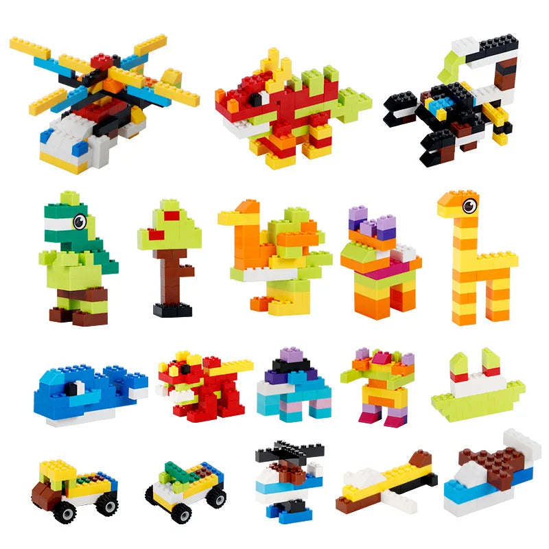 Blocs de Construction Créatifs DIY – Packs 300 / 1000 Pièces (Compatibles LEGO)