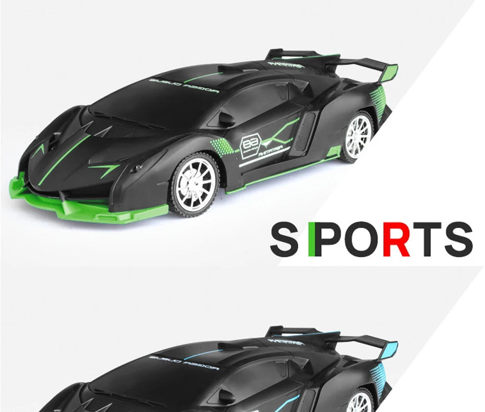 RC Car 2.4G 4CH Remote Control 1:18 With Led Light Sports Cars High Speed Radio Drift Vehicle Racing Boys Girls Toy For Children