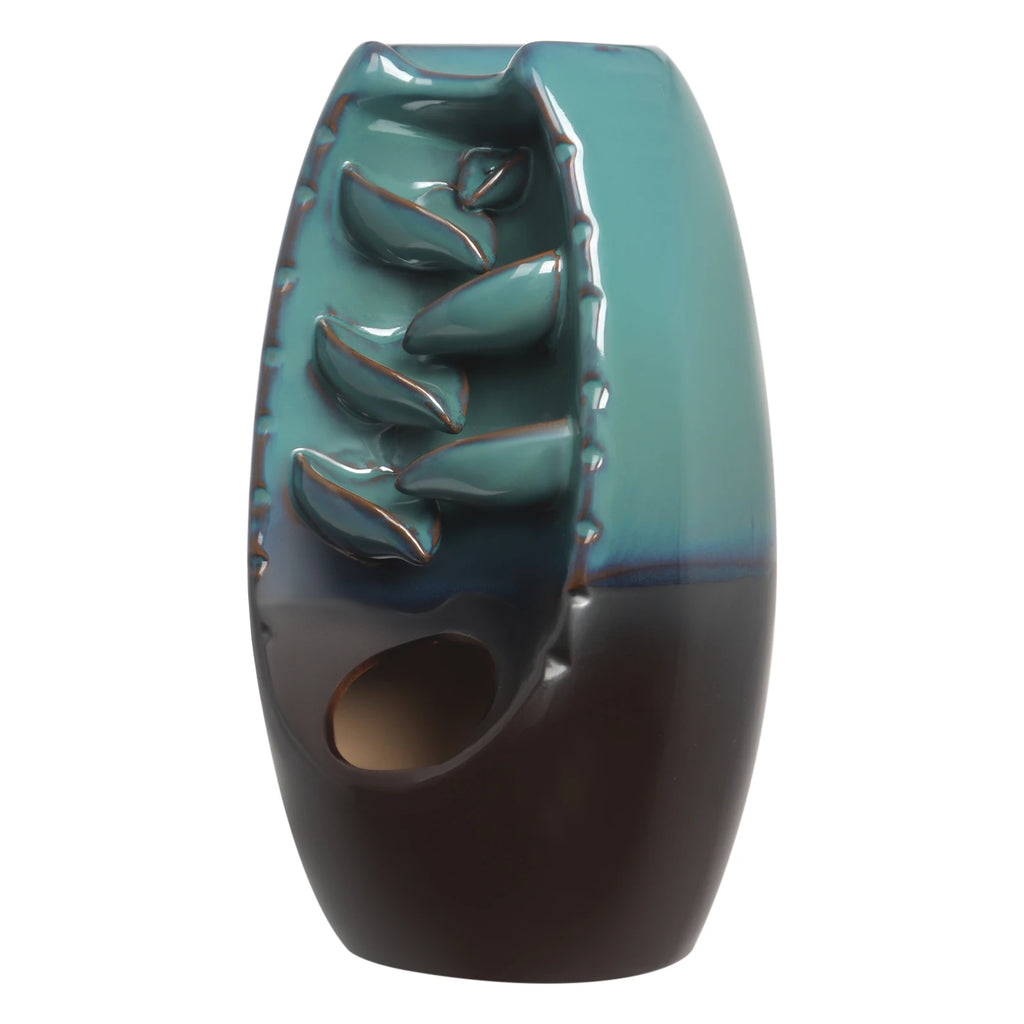 Brûleur d’Encens à Reflux en Cascade – Fontaine de Table en Céramique