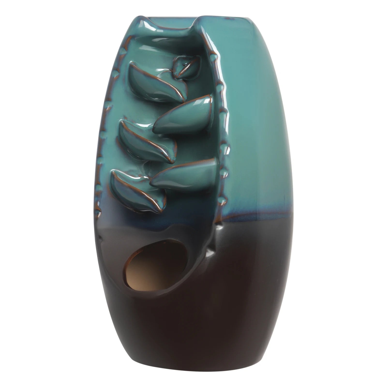 Brûleur d’Encens à Reflux en Cascade – Fontaine de Table en Céramique