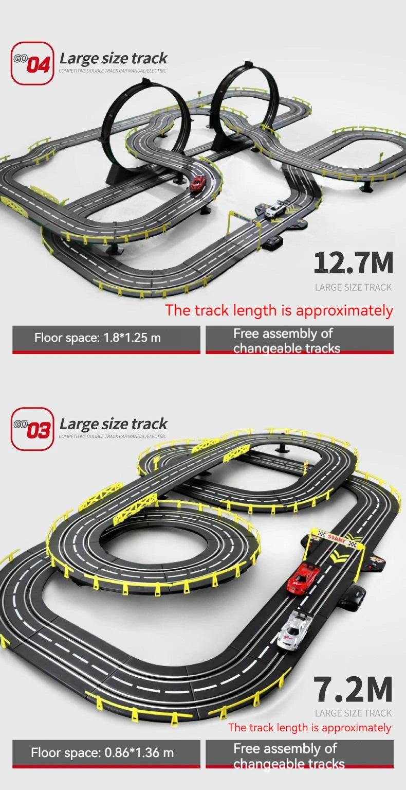 Voiture de Course sur Piste Télécommandée – Grande Aventure Compétition (Set 1:24)
