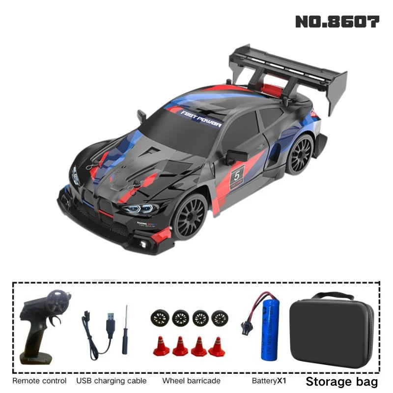 Voiture RC Drift 1:24 – Mustang 4WD & Modèles Sport