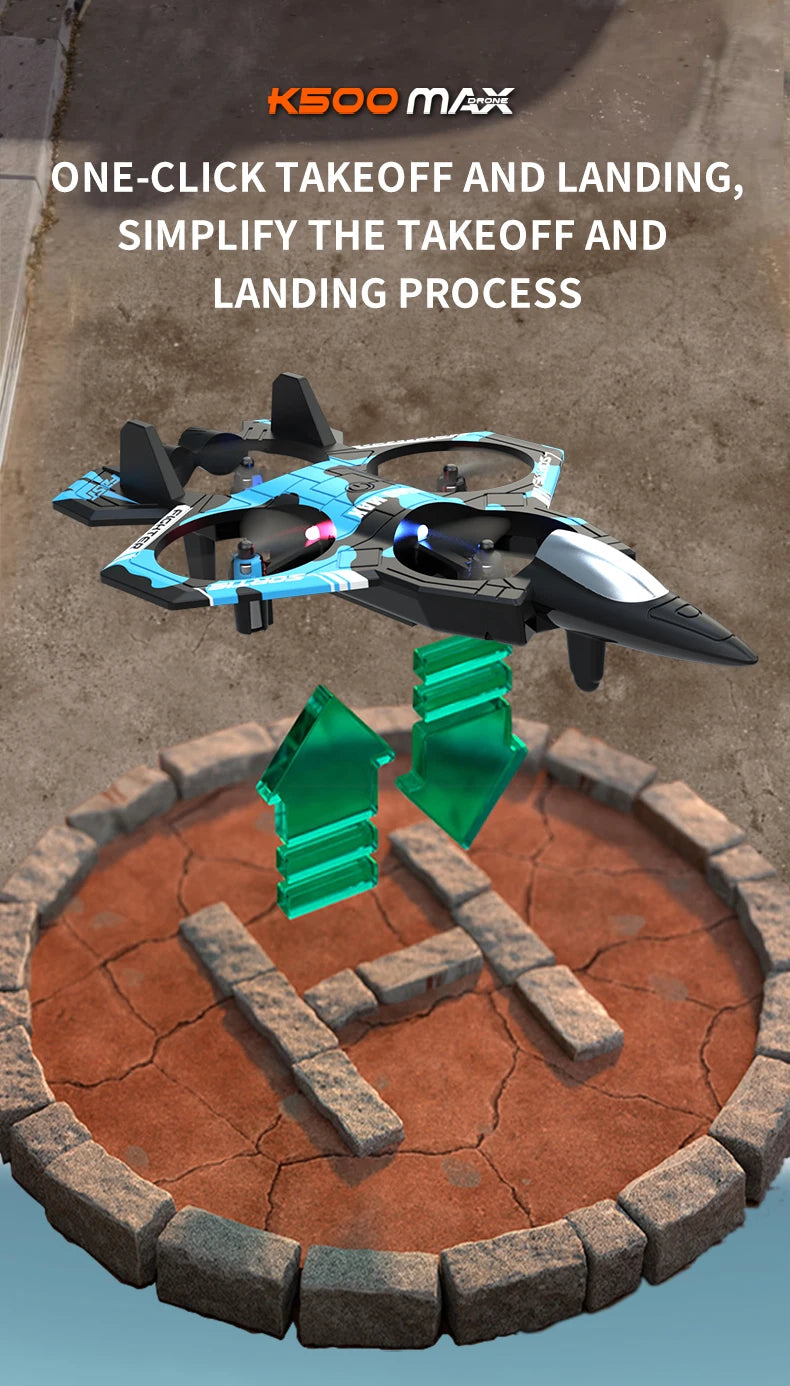 Avion RC en Mousse EPP – Planeur Cascade Électrique, Résistant aux Chocs (CZ01 / CZ36 / K500 Max)