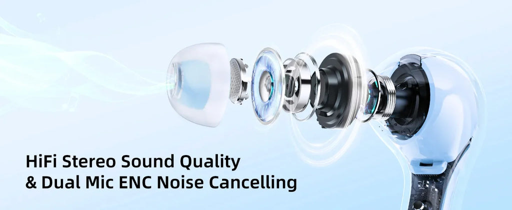 Écouteurs Bluetooth 5.3 T8 PRO Max 🎧 – Son HD, Réduction de Bruit & Boîtier LED