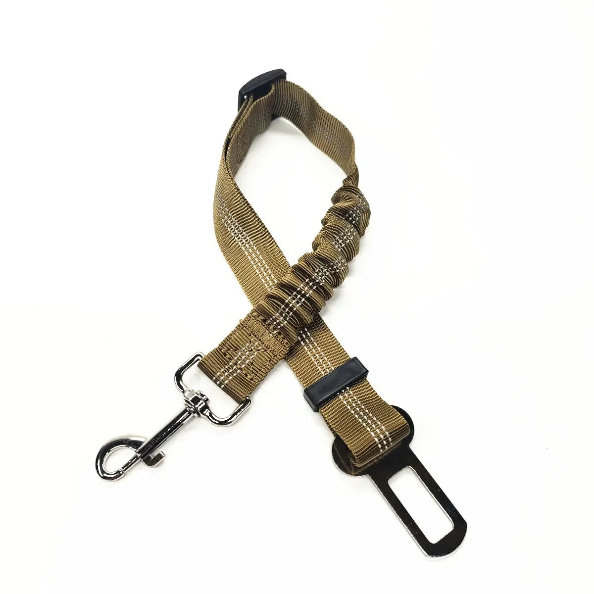 Ceinture de sécurité voiture réglable pour chien — attache harnais