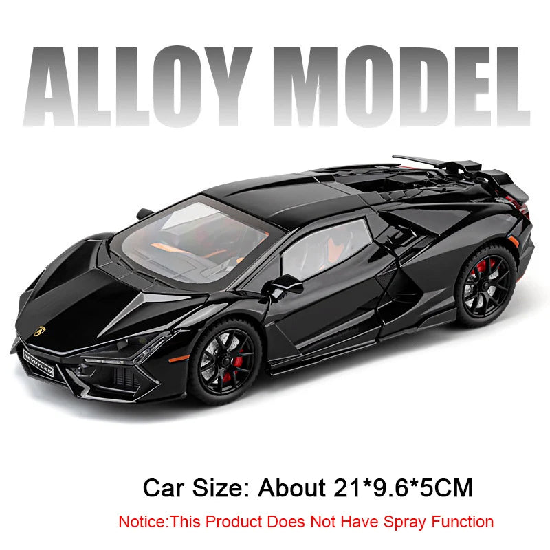 REVUELTO – Supercar Miniature 1:24 en Alliage | Son & Lumière | Portes Ouvrantes