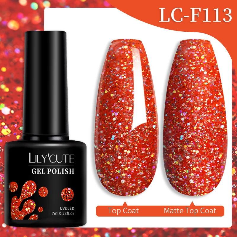 Vernis Gel LILYCUTE 7ml – Brun Foncé Collection Automne/Hiver – Brillance & Élégance Longue Tenue