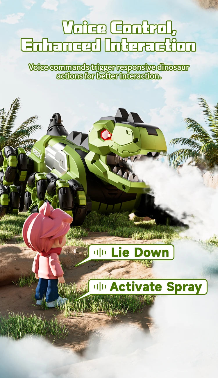 Dinosaure Y12 – 8WD, Bras Articulés, Dérive & Vapeur Brume