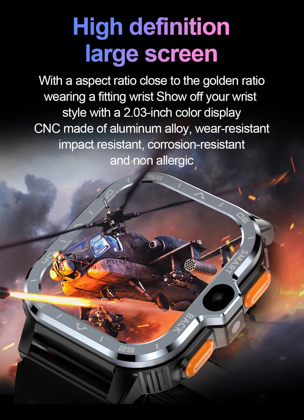 Valdus IcalD – Montre intelligente Android 4G GPS HD