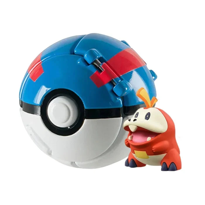 Figurines Pokéball Pokémon – Pikachu, Dracaufeu, Gengar, Tortank, etc. (Plusieurs modèles)