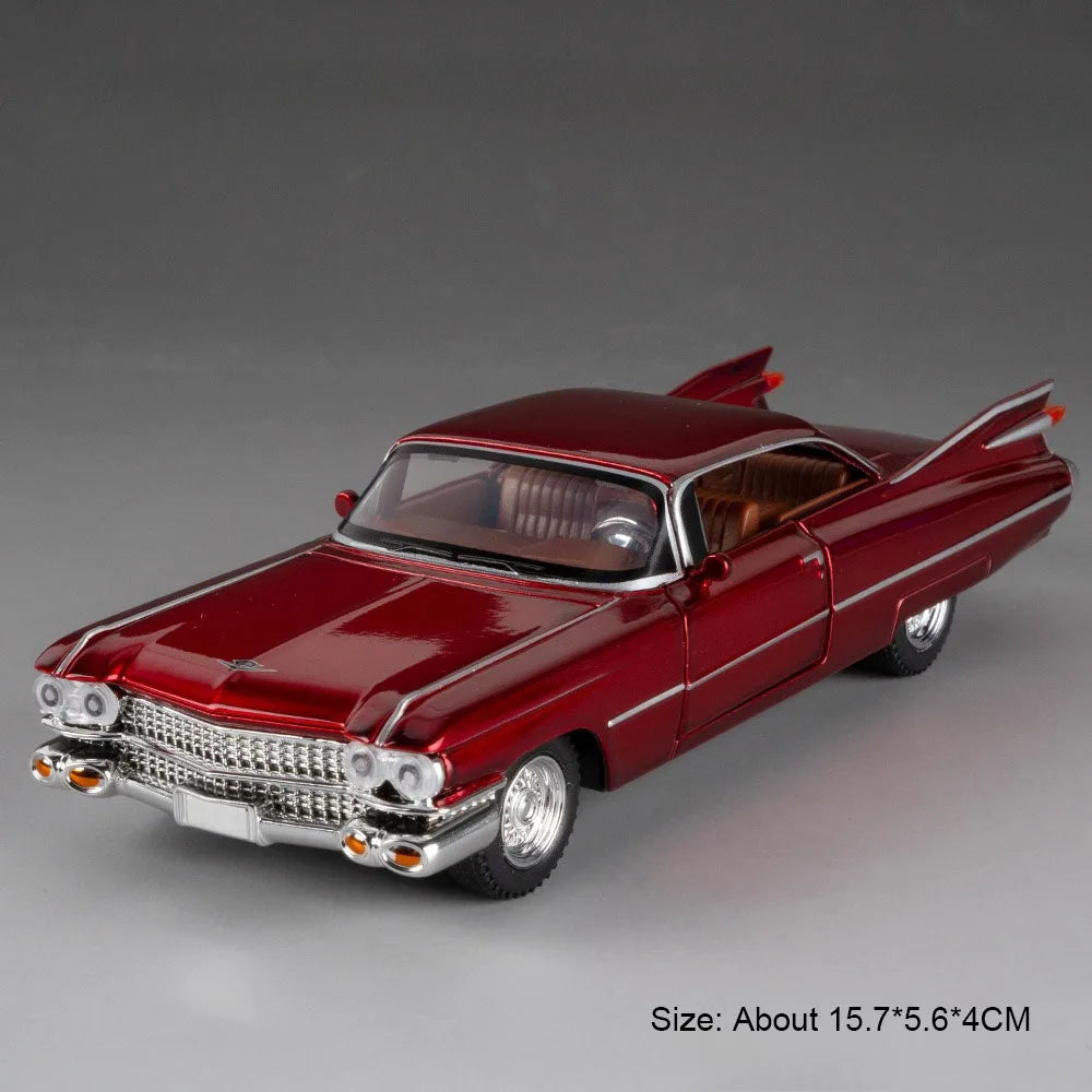 Eldorado Biarritz & Charger 1970 – Voitures Miniatures 1:32 en Alliage | Son & Lumière | Portes Ouvrantes