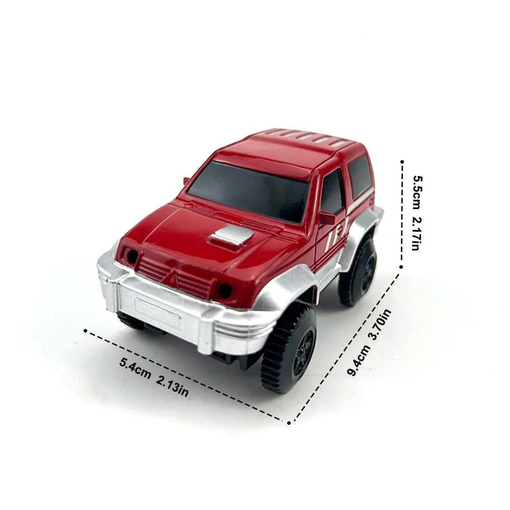 Piste de Course Dinosaure Flexible – Voiture Flash / Sans Lumière – Jouet Éducatif Enfants