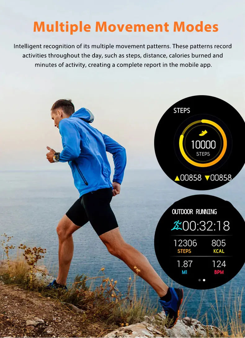 ⌚ Montre Connectée GOLDENSPIKE H19 – Performance & Élégance Intelligente