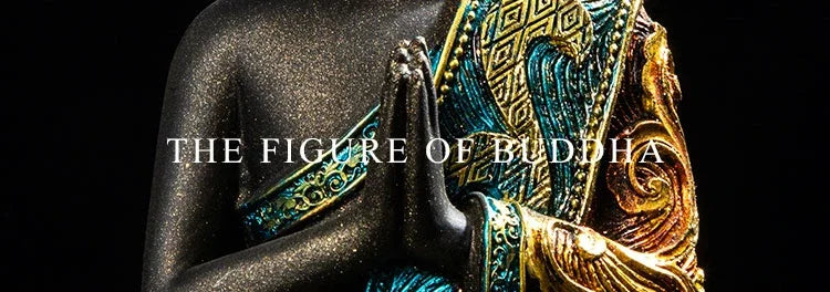 Grande Statue de Bouddha en Résine Verte – Sculpture Artisanale Thaïlandaise