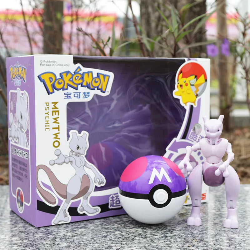Pokémon – Figurines avec Poké Ball (Plusieurs Modèles – 18 cm)