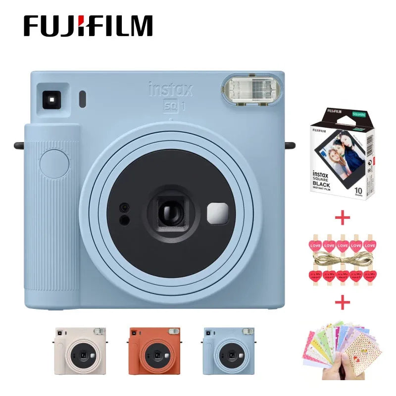 Fujifilm Instax SQ1 – Appareil Photo Instantané Format Carré (Couleurs & Packs Film)