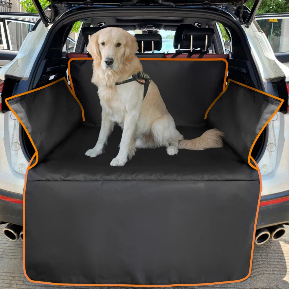 Housse de protection voiture imperméable 600D pour chien — siège et coffre