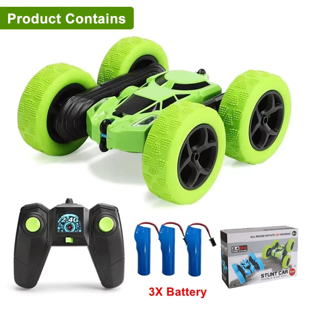 Voiture Cascade RC Double Face – 360° Rotation, 2.4GHz, Off-Road – Enfants & Adultes