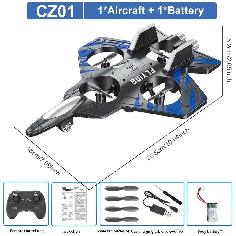 Avion RC en Mousse EPP – Planeur Cascade Électrique, Résistant aux Chocs (CZ01 / CZ36 / K500 Max)