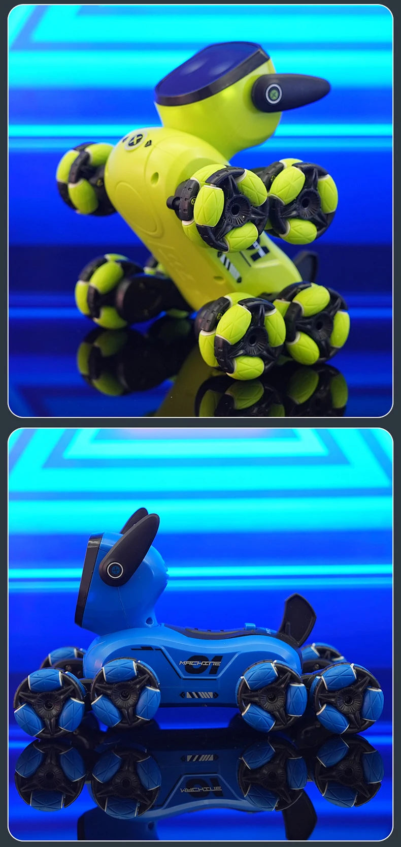 JJRC Q200 – Voiture RC Acrobatique 8 Roues à Détection Gestuelle & Commande Vocale