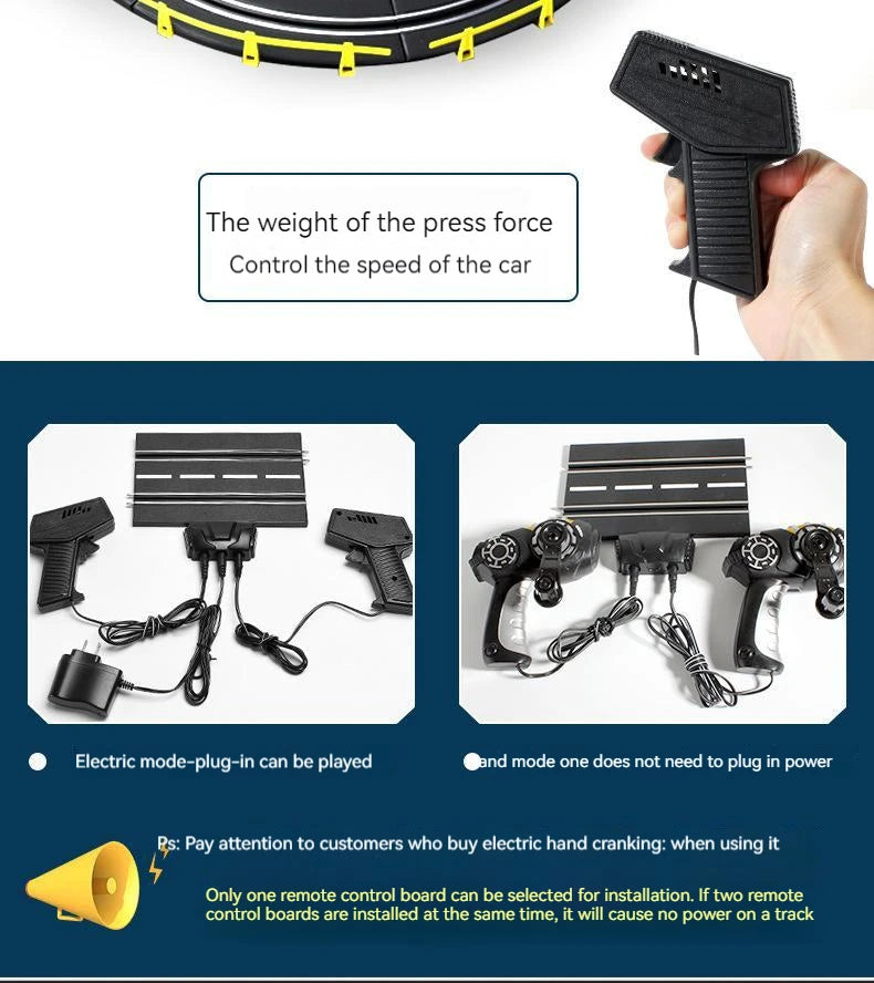 Voiture de Course sur Piste Télécommandée – Grande Aventure Compétition (Set 1:24)