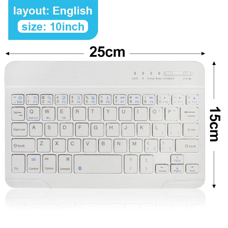 Mini Clavier Bluetooth Sans Fil – RGB, Silencieux & Rechargeable