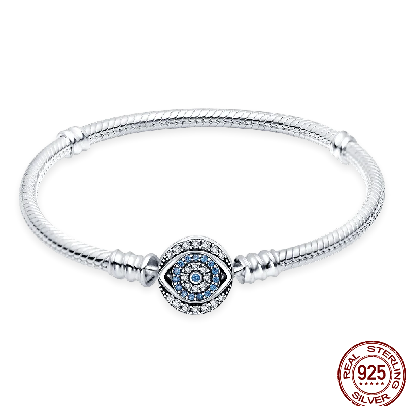 Bracelet en Argent 925 – Cœur Pavé Zircone & Infinity – 17 à 20 cm
