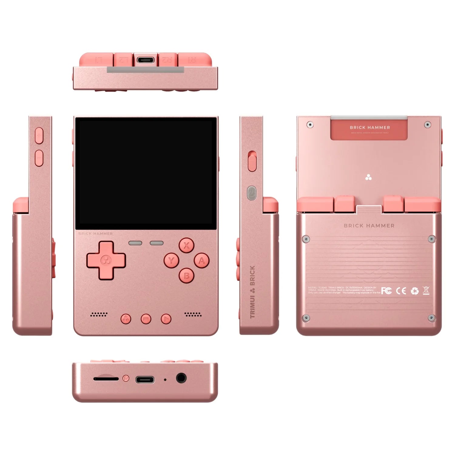 Console Portable TRIMUI Brick Hammer – Métal Premium 3,2" IPS HD