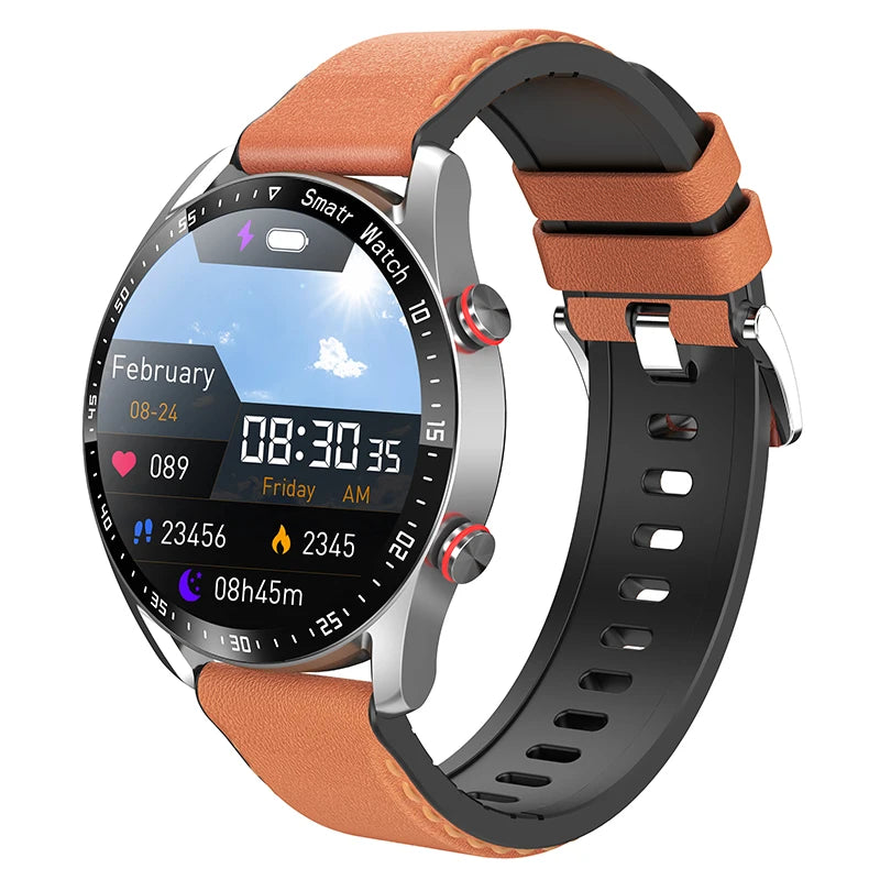 Montre Connectée Bluetooth ChiBear – Écran Rond HD 1.28’’ (IP67)