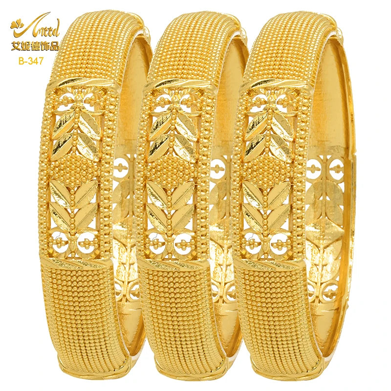 Bracelets Luxe Plaqué Or 24K – Style Dubaï, Indien & Africain