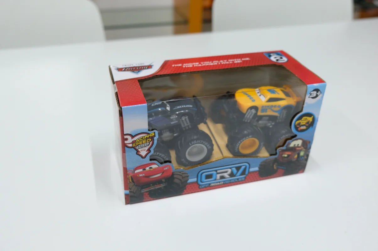 Ensemble de Véhicules Tout-Terrain à Double Inertie – Modèles Miniatures 1:55