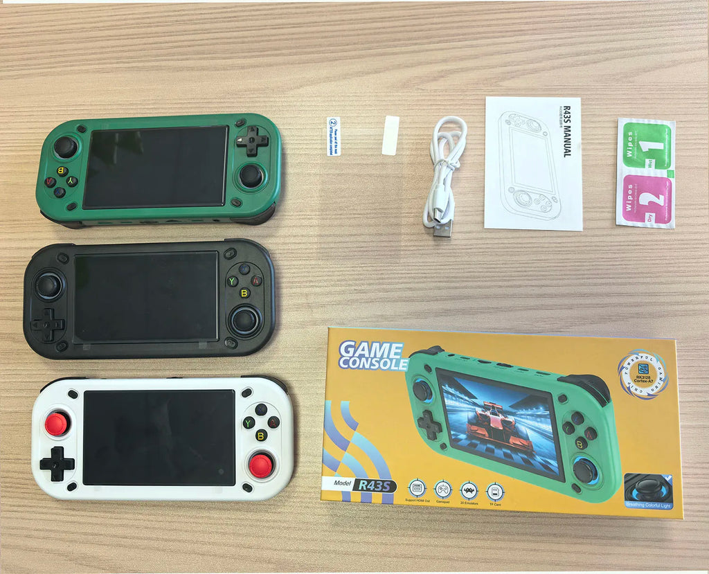 Console de jeu portable rétro R43S – 15 000+ jeux intégrés