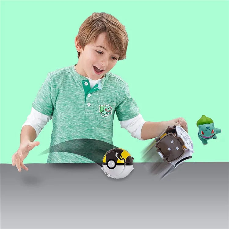 Figurines Pokéball Pokémon – Pikachu, Dracaufeu, Gengar, Tortank, etc. (Plusieurs modèles)