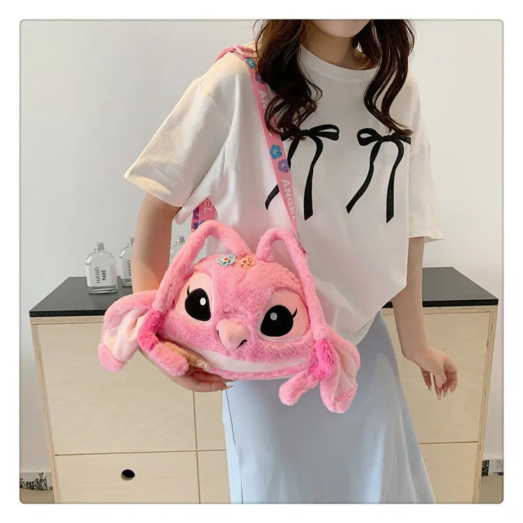 Sac à Dos en Peluche Stitch – Ultra Mignon (26 × 19 × 5 cm)