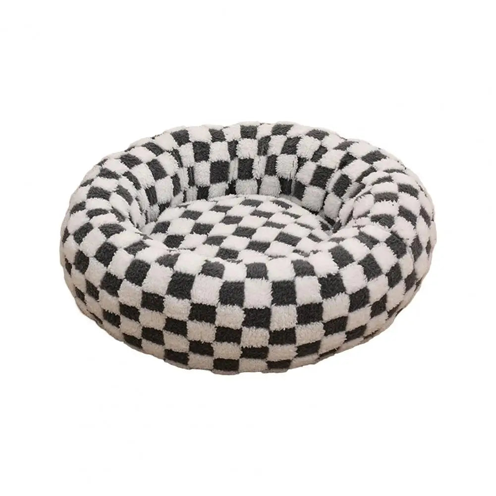 Panier donut apaisant antidérapant pour chien et chat