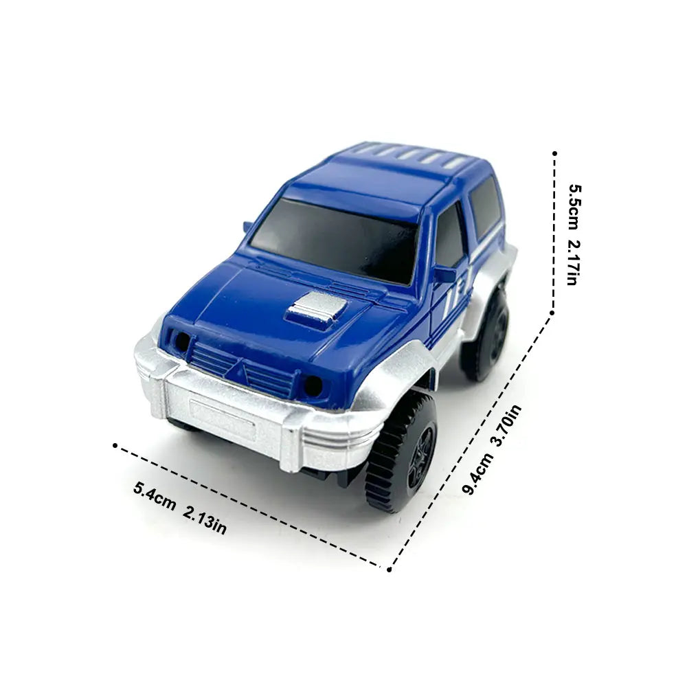 Piste de Course Dinosaure Flexible – Voiture Flash / Sans Lumière – Jouet Éducatif Enfants