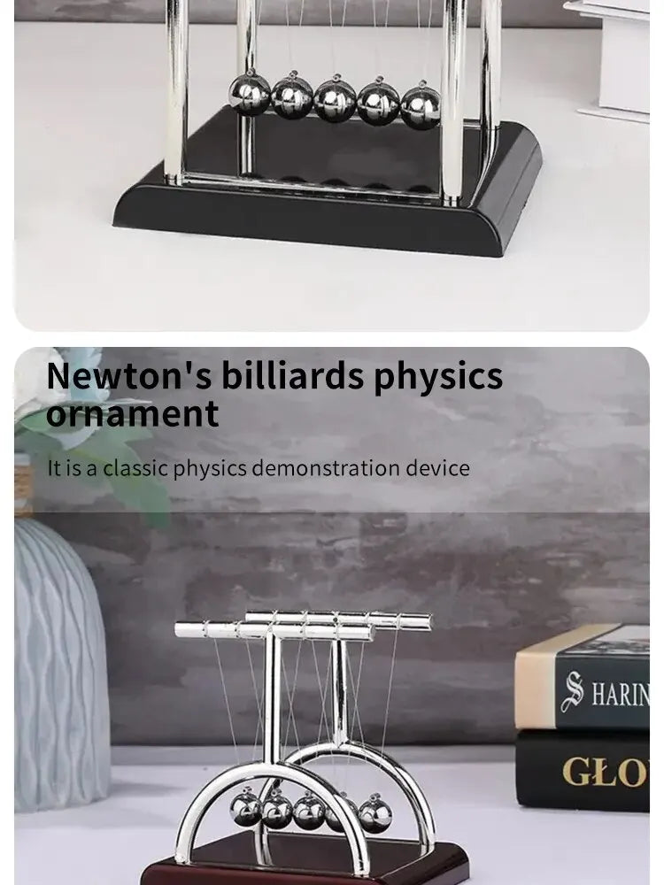 Pendule de Newton – Balance à Boules d’Acier Design & Relaxation