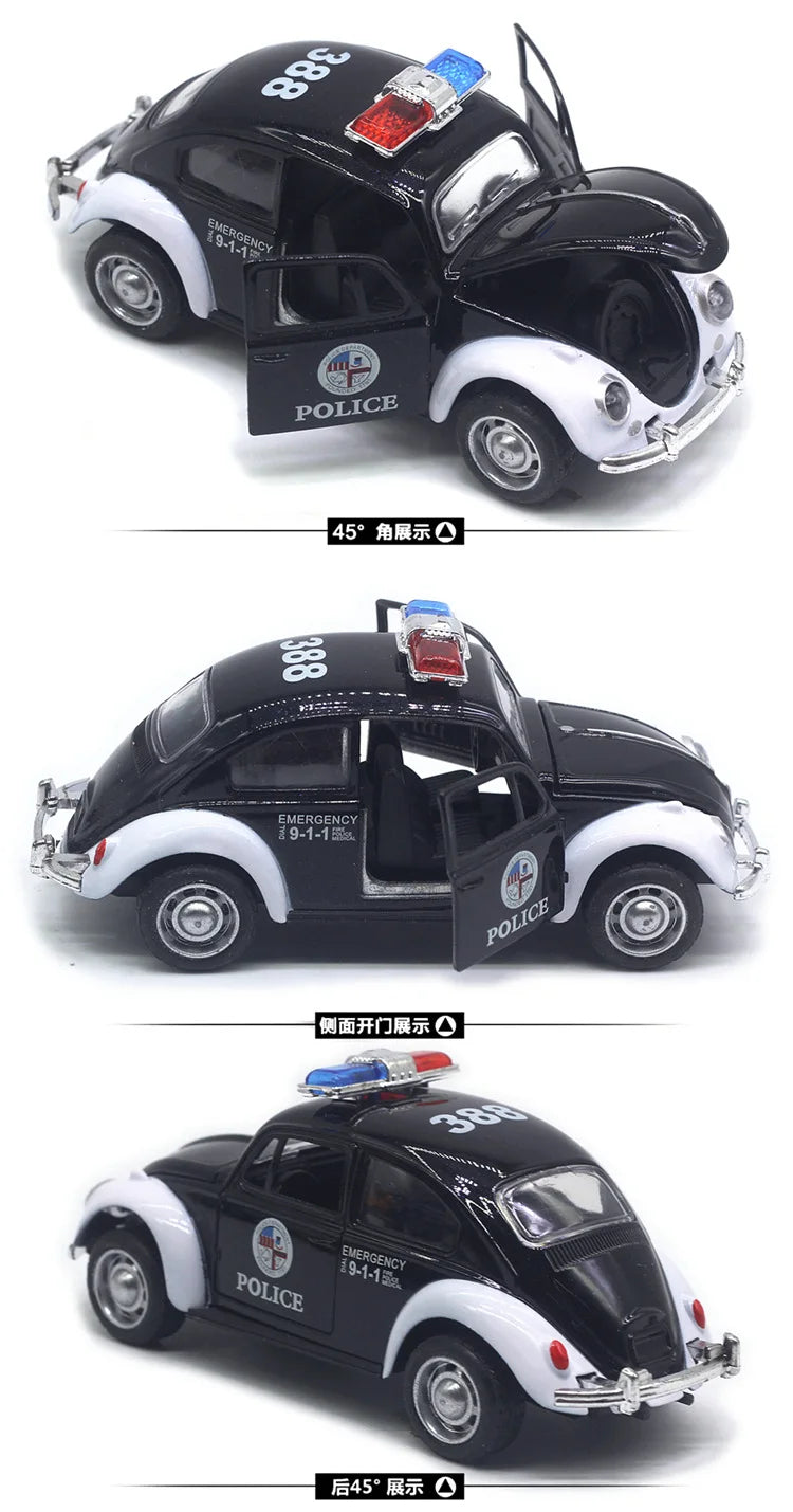 Voiture Coccinelle Classique 1:32 – Modèle en Alliage