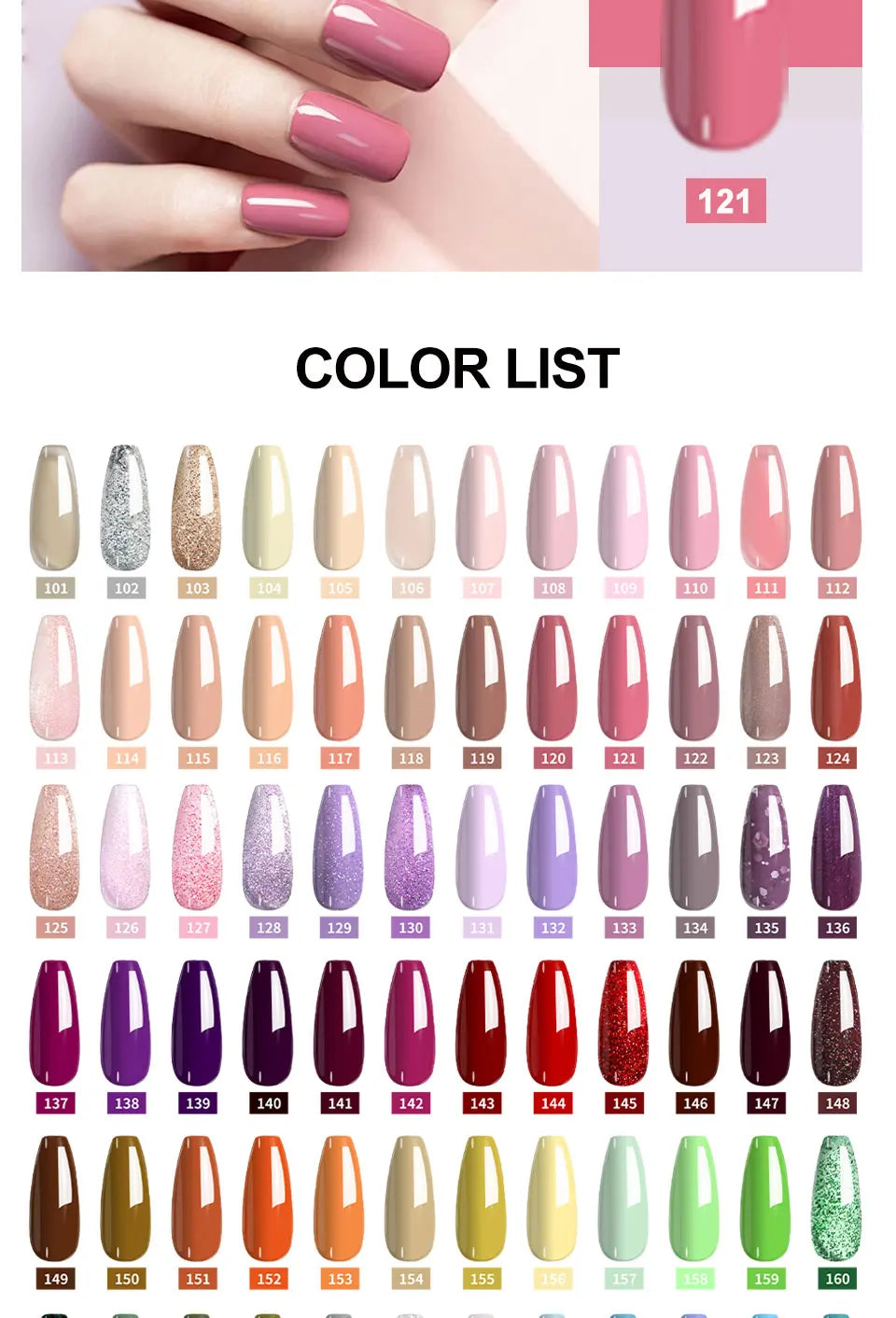 LIMEGIRL – Kit de Vernis à Ongles en Gel UV avec Lampe LED – Ensemble de Manucure Complet