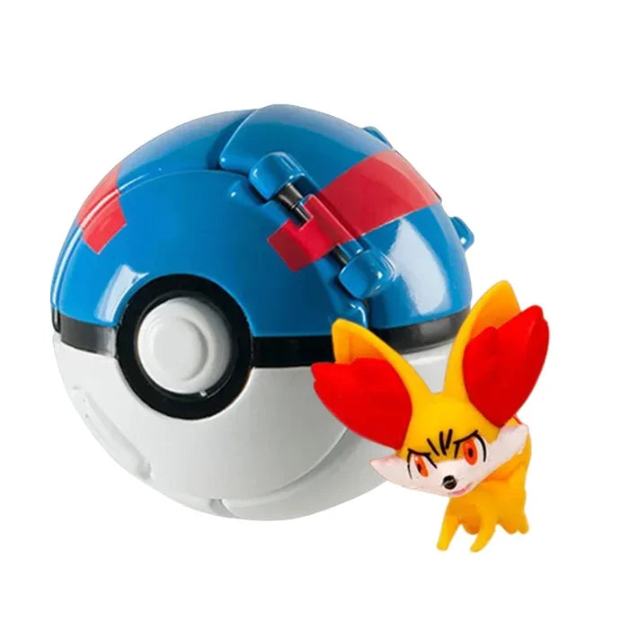 Figurines Pokéball Pokémon – Pikachu, Dracaufeu, Gengar, Tortank, etc. (Plusieurs modèles)