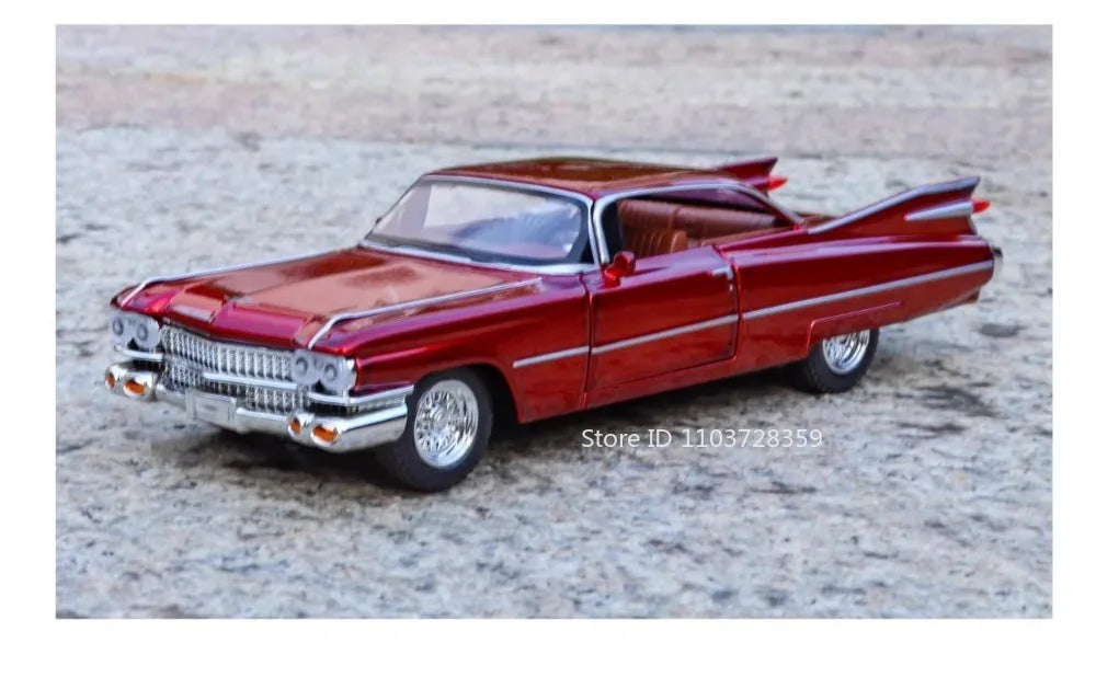 Eldorado Biarritz & Charger 1970 – Voitures Miniatures 1:32 en Alliage | Son & Lumière | Portes Ouvrantes