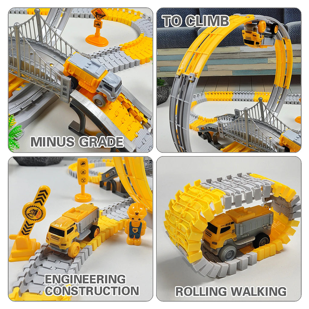 Piste Magique Escalade – Voitures d’Ingénierie & Circuit Enfant