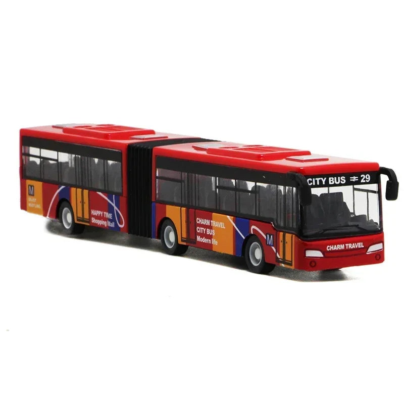 Bus de Ville 1:64 en Alliage – Modèle Express Urbain Rétractable